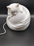 Feline Sphere Color Changing 3D Printed Table Lamp