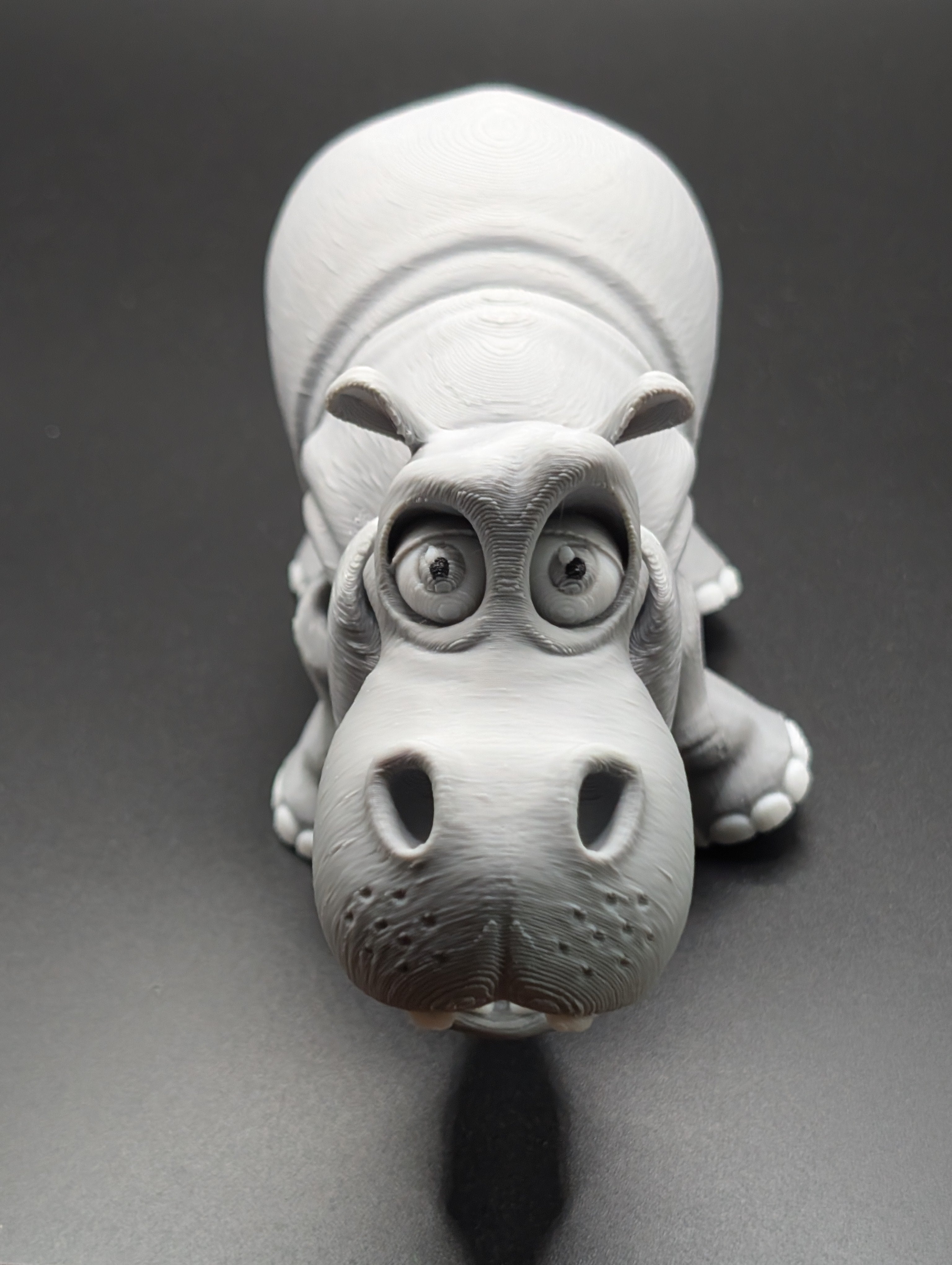 Large Articulated 3D Printed Hippo