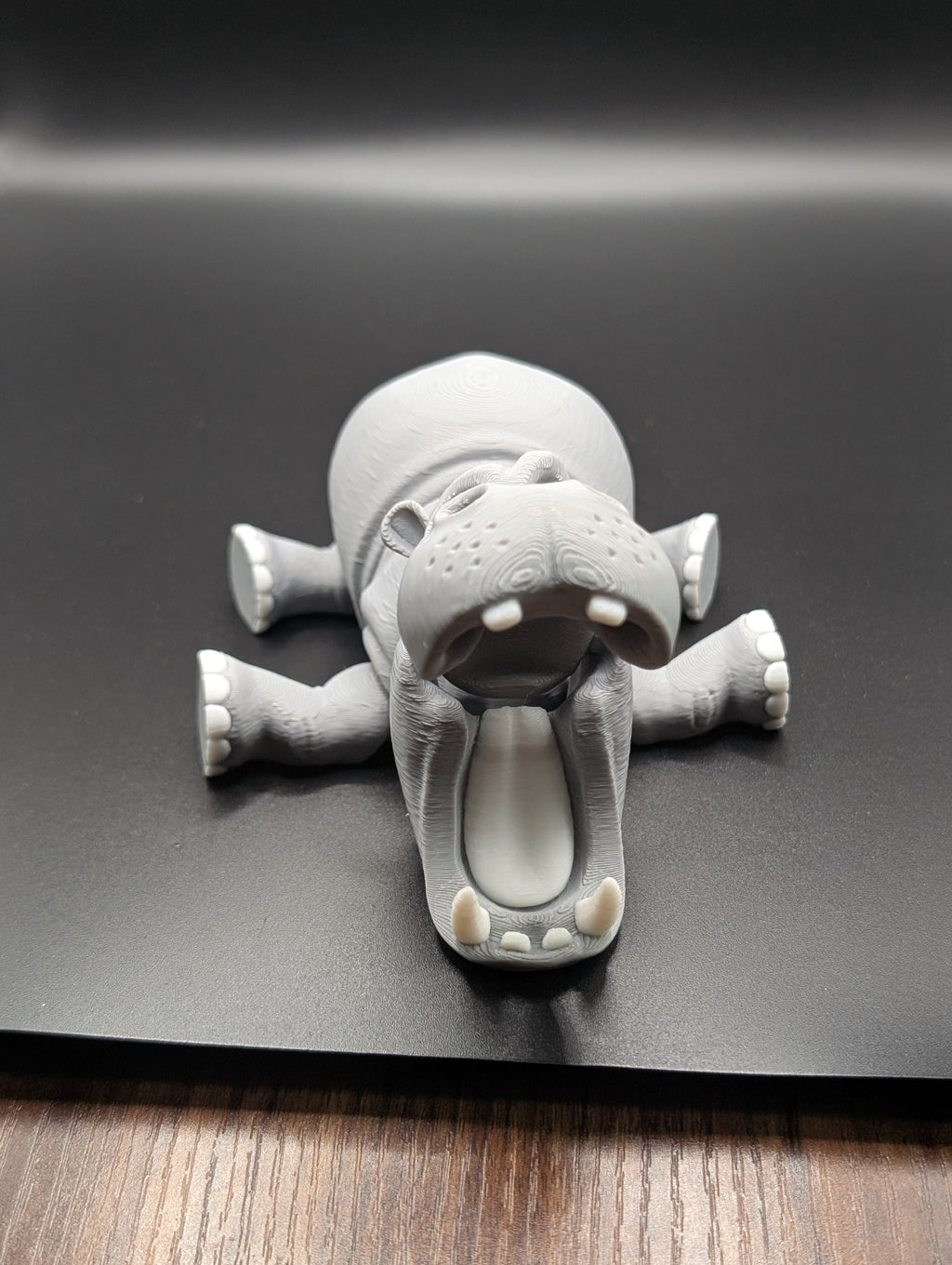 Large Articulated 3D Printed Hippo
