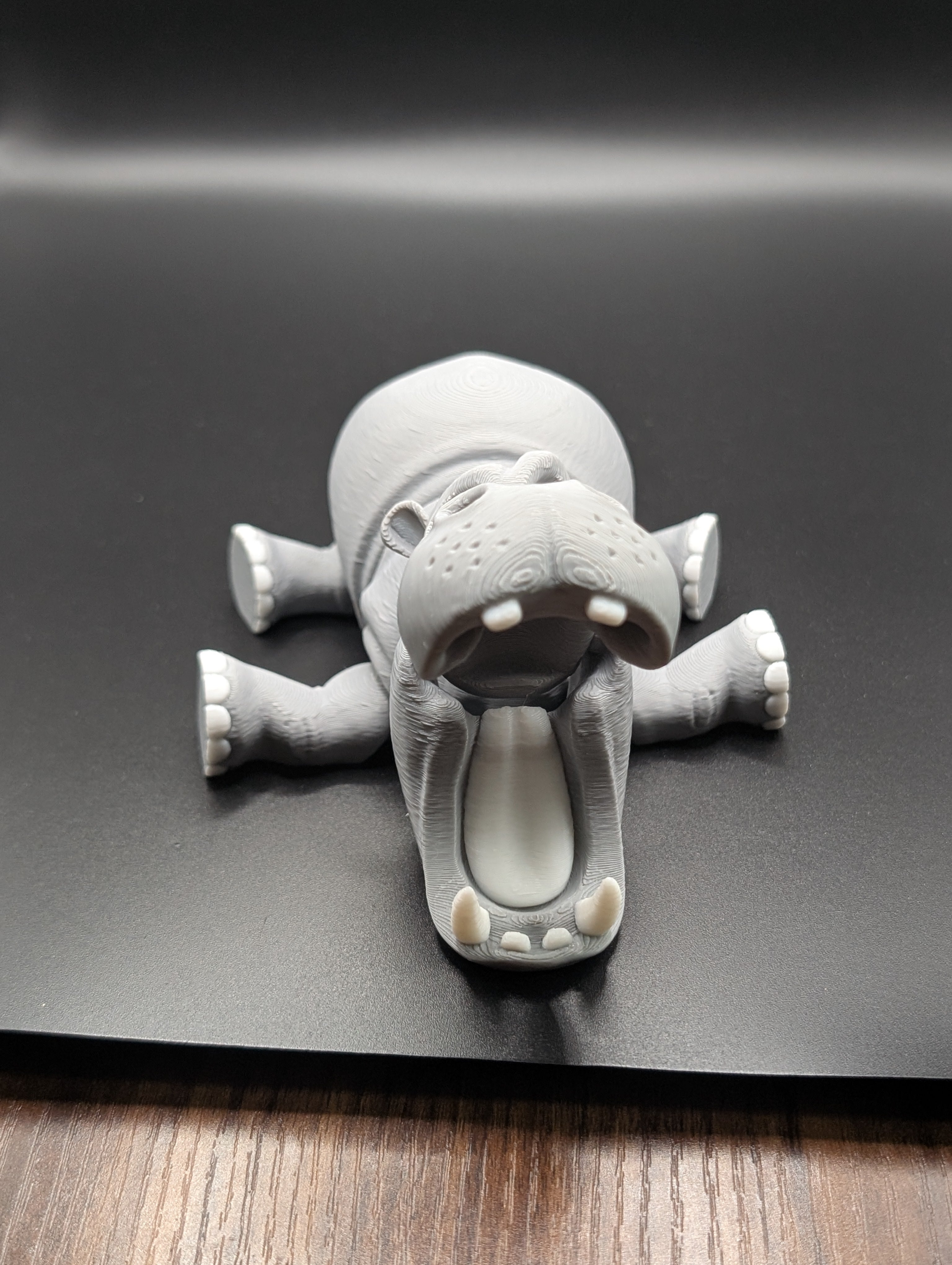 Large Articulated 3D Printed Hippo