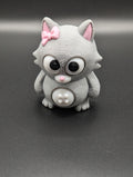 Tummy Purrs 3D Printed Fidget Toy – Interactive Moving Eyes Cat Toy