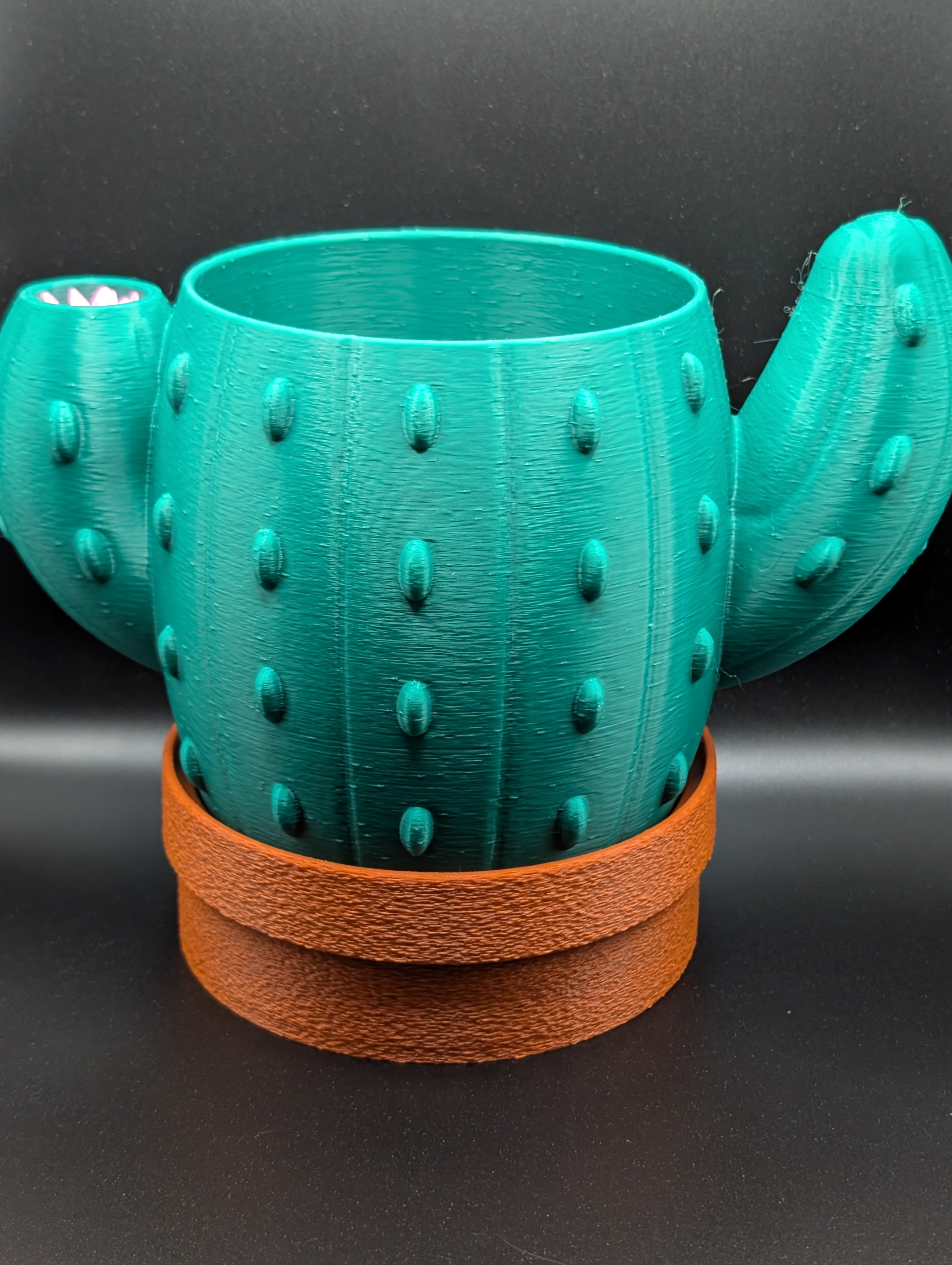 Bloom Signal Self-Watering Planter – 3D Printed