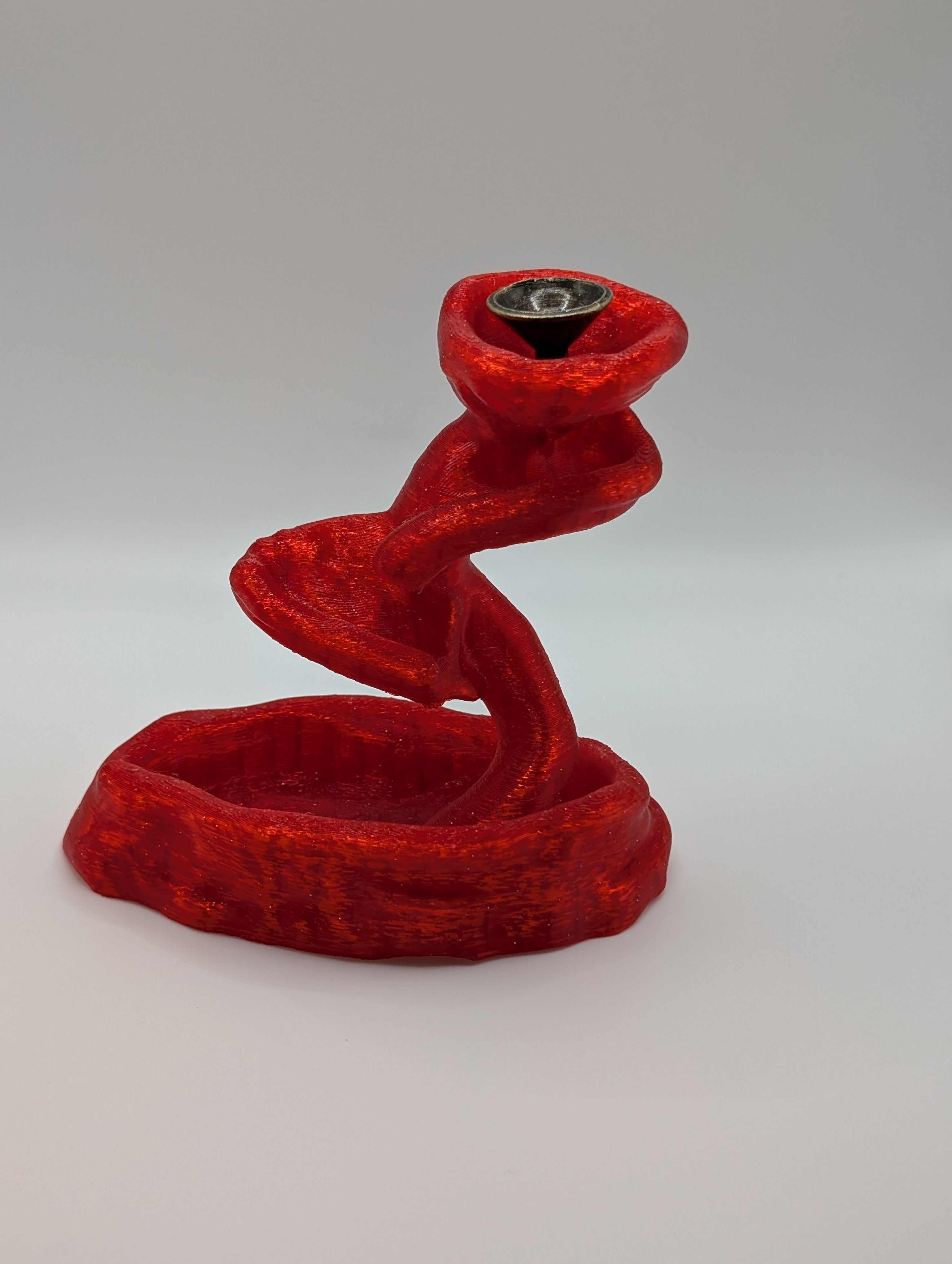 3D Printed Backflow Incense Burner – Waterfall Effect