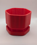 Red 3D Printed Planter