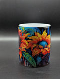 12 oz Ceramic Sunflower Mug