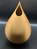 Gold 3D Printed Decorative Vase