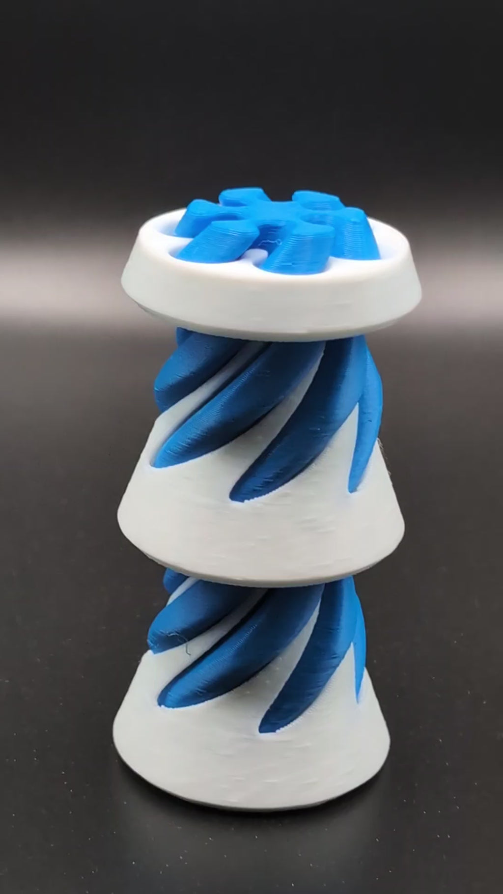3D Printed Helix Fidget Toy – Choose Your Colors