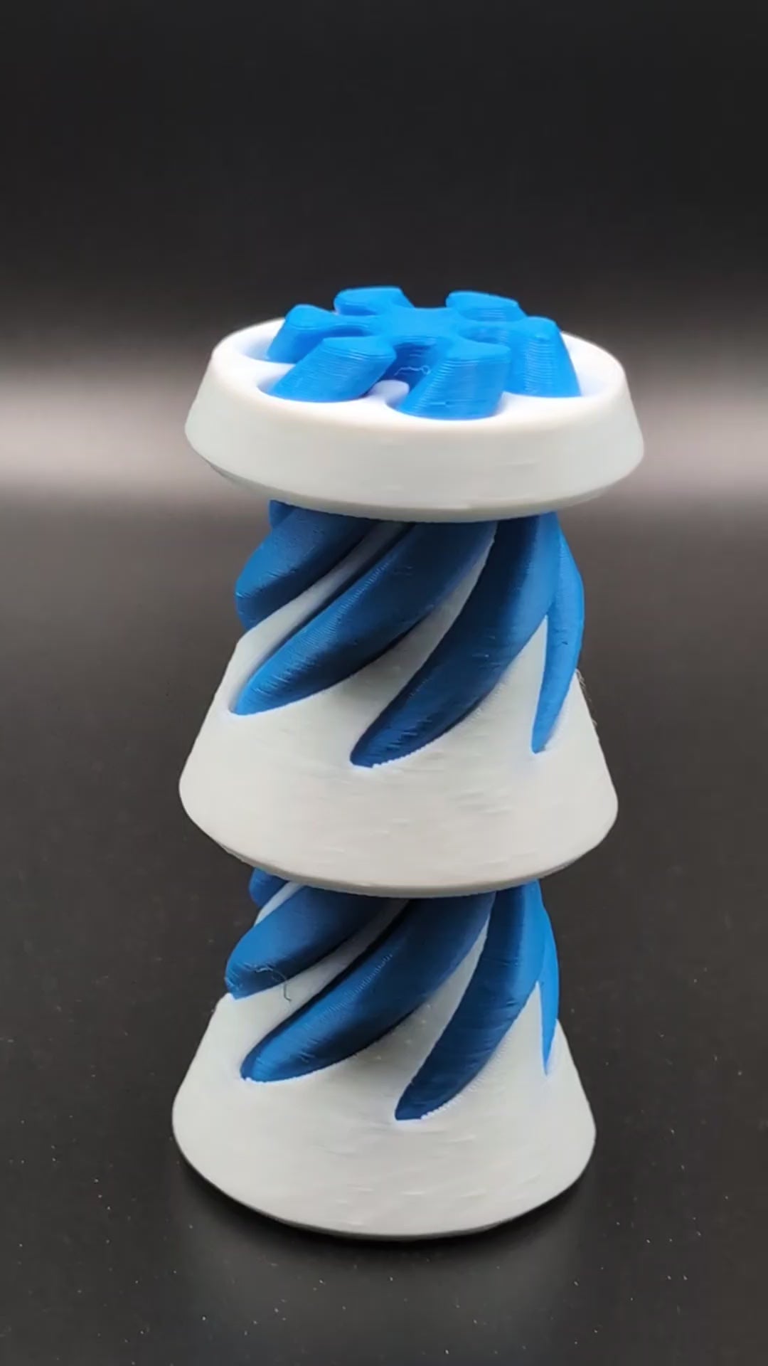 3D Printed Helix Fidget Toy – Choose Your Colors
