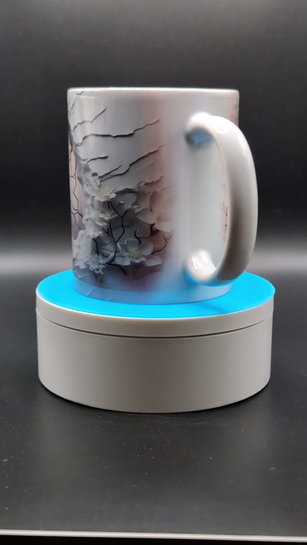 12 oz Ceramic Mug – 3D Nature Design